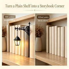 Library Lantern LED Decorative Lamp Bookshelf Reading Book Shelf Lights Ornament