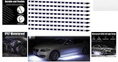 30cm LED Strip Lights for Cars & Outdoor Spaces – 8pcs Waterproof Bundle