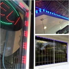 200PCS 5050 SMD RGB LED Module Kit 110FT LED Module for Storefront Window Signs