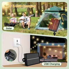 25FT Solar String Lights with Remote – Waterproof LED Patio Decor for All Occ…