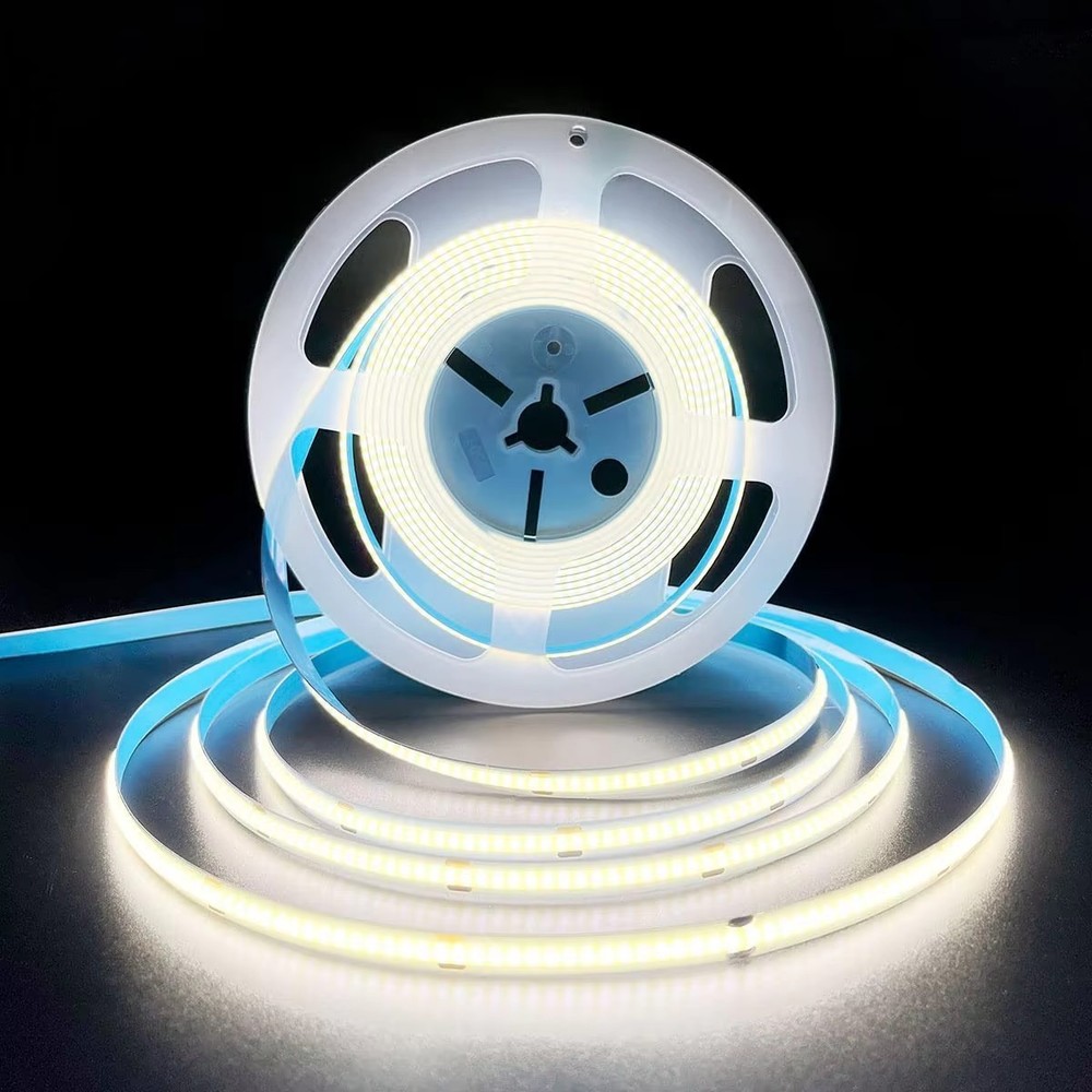 COB LED Strip Light AC110V High Voltage 32.8ft 10W/M 8mm Width For Home/Office