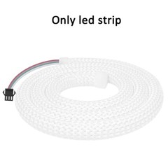 WS2812B WS2811 DC5V Round Reticulate Pattern Neon LED Strip 50Leds/m Tape IP67