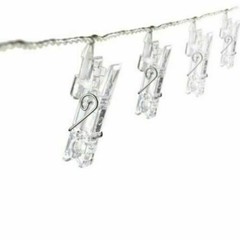 Clothespins String Lights 16-Led Baby Bridal Shower Kids Teens Parties Holiday
