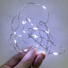 1-200PACK 6.6ft 20 LED Battery Operated Mini LED Copper Wire String Fairy Lights