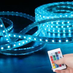 LED Strip Rope Light Waterproof Multi Color Changing Lights Flexible With Remote
