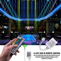 Waterproof 5050 RGB LED SMD Strip Light Remote Fairy Lights Room TV Party Bar