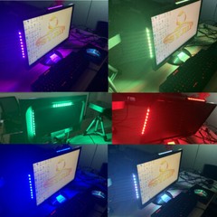 USB Flexible 5050 RGB Remote LED Strip Light Fairy Lights Room TV Party Bar 4PCS