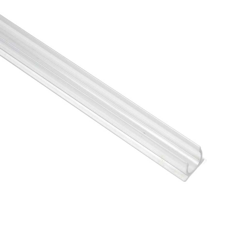 1/2″ Rope Light Track, Mounting Rope Light, PVC Plastic, Clear, 3 Foot