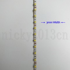 3mm Width 1M 3528 LED Flexible Strip Light 96LEDs Narrow Non Waterproof 12V