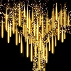 288 LED Solar Lights Meteor Shower Rain Tree String Light Garden Party Outdoor