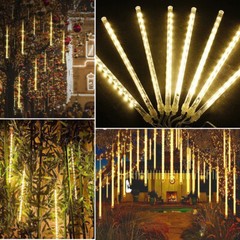 288 LED Solar Lights Meteor Shower Rain Tree String Light Garden Party Outdoor