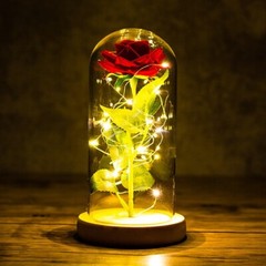 Eternal Rose LED Light Christmas Valentine’s Day Anniversary Favors Wedding Gift