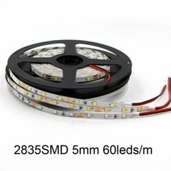 5M LED Strip light 5/8/10mm PCB 2835 SMD DC12V 60/120/240Leds/m LED Tape