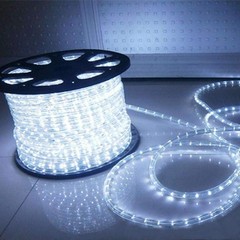 100ft LED Rope Lights, 720Led White Rope Lights for Outside, Connectable Rope…
