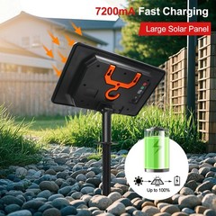 8-modes Solar COB Neon LED Strip Light Flex Lamp Garden Decor Waterproof Lights