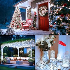 Outdoor Solar Fairy Lights String Copper Wire Waterproof Garden Decor 100/200LED