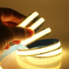 Super Bright Double Line Dimmable COB Strip 600LED/m 24W/m 24V For Room Decor