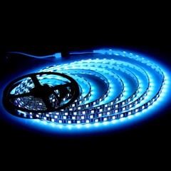 5M RGB LED Strip Light Waterproof Black Roll 300 LEDs Color Changing Tape Light
