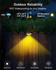 Permanent Outdoor Lights Pro,200Ft with 120 LED RGB IC Smart Eave Light for Outd