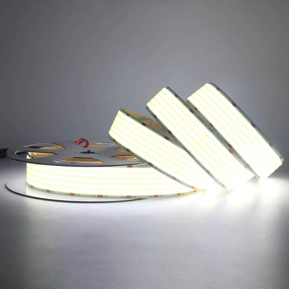 Ultra Bright COB LED Strip 5 Rows High Density 1600LED/M Flexible Adhesive Tape