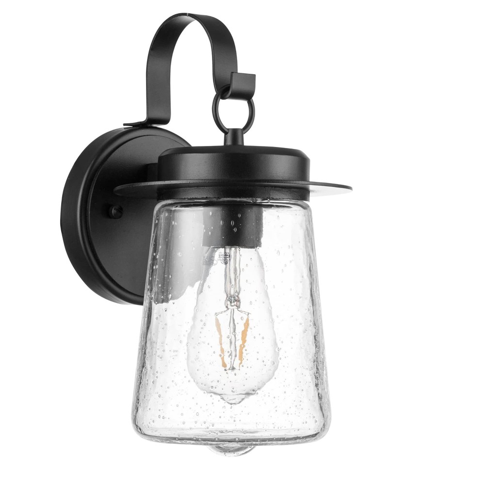 Prominence Home Ruttland Matte Black Industrial Wet Rated Outdoor Wall Sconce