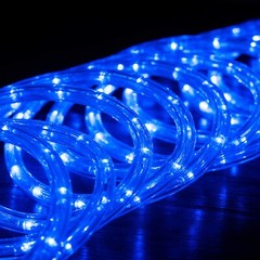 Assorted Sizes 10′- 300’FT Blue LED Rope Strip Light Connectable Indoor Outdoor