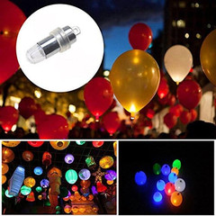 Led Balloon Lights 20 Pack Multicolor LED Mini Submersible Waterproof Blinking