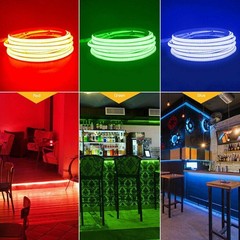 Ultra Slim 2mm 12V COB 480leds/m LED Flexible Strip light Tape Lights Bar Room