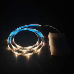 Battery Operated Led Strip Lights Warm White, Self-Adhesive, Cuttable, Waterpro