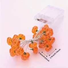 6.5 Feet Pumpkin String Novelty 20 Fairy Lights Autumn Garland New