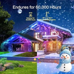 Permanent LED Outdoor Lights, RGB Outdoor Lights 150FT with 108 LED Eaves Lights