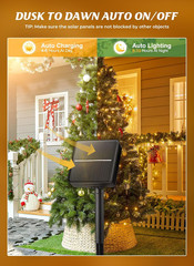 2 Pack Solar String Lights Outdoor Waterproof, 80 FT 200 LED Solar Powered Chris