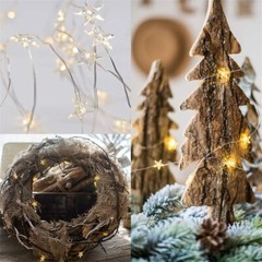 5m STARS Fairy Lights for Bedroom String USB Powered Adapter Party