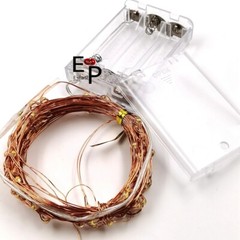 LED String Fairy Lights Copper Wire Battery Powered Waterproof 20 / 50 / 100 LED