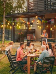 25FT Outdoor String Lights with Waterproof Dimmable Edison LED Bulbs