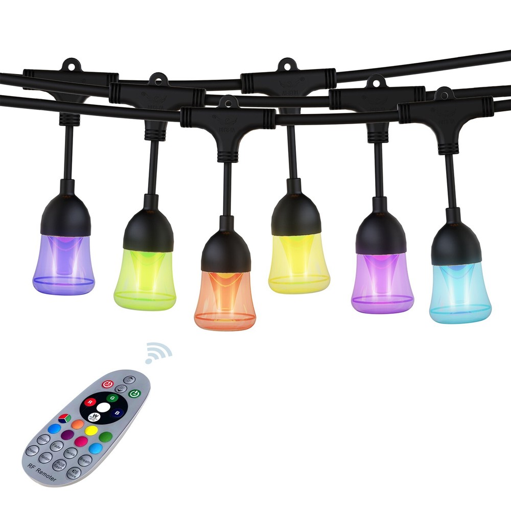 5 Pack LED Smart Wifi LED Outdoor Strings Light Dimmable 60 Bulbs 7W LOT (5) 94′