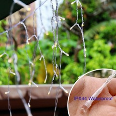 Christmas Lights Outdoor Decorations 96-960 LED 8 Modes Curtain String Light US