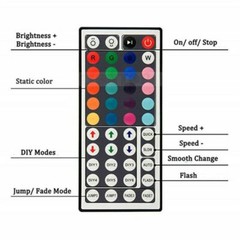 5050 3528 RGB SMD LED Strip Light WiFi IR BT Remote DC12V Power Supply