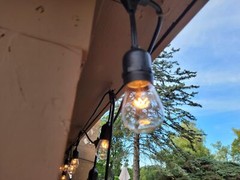 30 Pack S14 Outdoor String Light Bulbs Set 120V 11W Clear Outdoor Patio Vintage