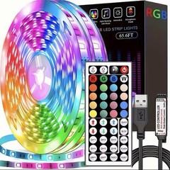 LED Strip Lights Decor with 44 key remote for Room 20m tape