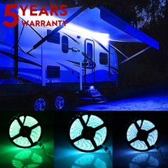 16.4Ft LED Strip Lights, Smart Light IR Remote Control, RGB LED 1 ROLL