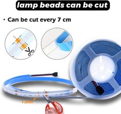 DC 24V COB LED Strip RGBW RGBWW 784LEDs/M Dotless Flexible Tape Light Home Lamp