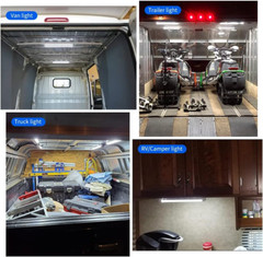 12V LED Interior Light Bar | 120LEDs 1800LM 8W DC 12 Volt led Strip Lights with