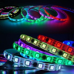 5M WS2811 5050 RGB IC LED Strip Addressable Dream Color Pixel Tape Lights DC12V