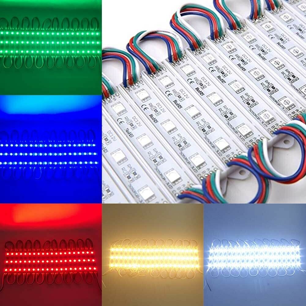 10~100FT LED Lights for Business Storefront 3 LED Module Signs Window Lights