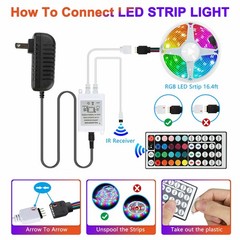 LED Light Strip 3528 RGB USB Waterproof SMD Flexible DIY for Room Cars Bar