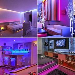 100Ft Led Lights Music Sync Color Changing Led Strip Lights Led Lights Strip wit