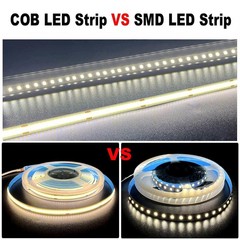5M COB LED Strip 12V 24V 320LEDs/M High Density Flexible FOB Led Tape Lights DIY