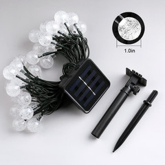 Solar String Lights Outdoor Waterproof, 56Ft 100 LED Globe String Light with 8 M