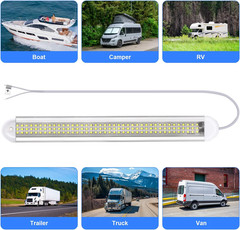 12V LED Interior Light Bar | 120LEDs 1800LM 8W DC 12 Volt led Strip Lights with